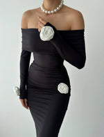 Ravenna Kleid mit Rosendetail 