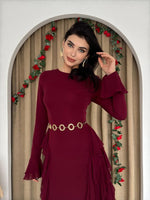 Kleid mit Rüschendetail 
