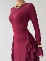 Kleid mit Rüschendetail 