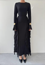 Kleid mit Rüschendetail 