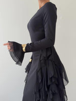 Kleid mit Rüschendetail 