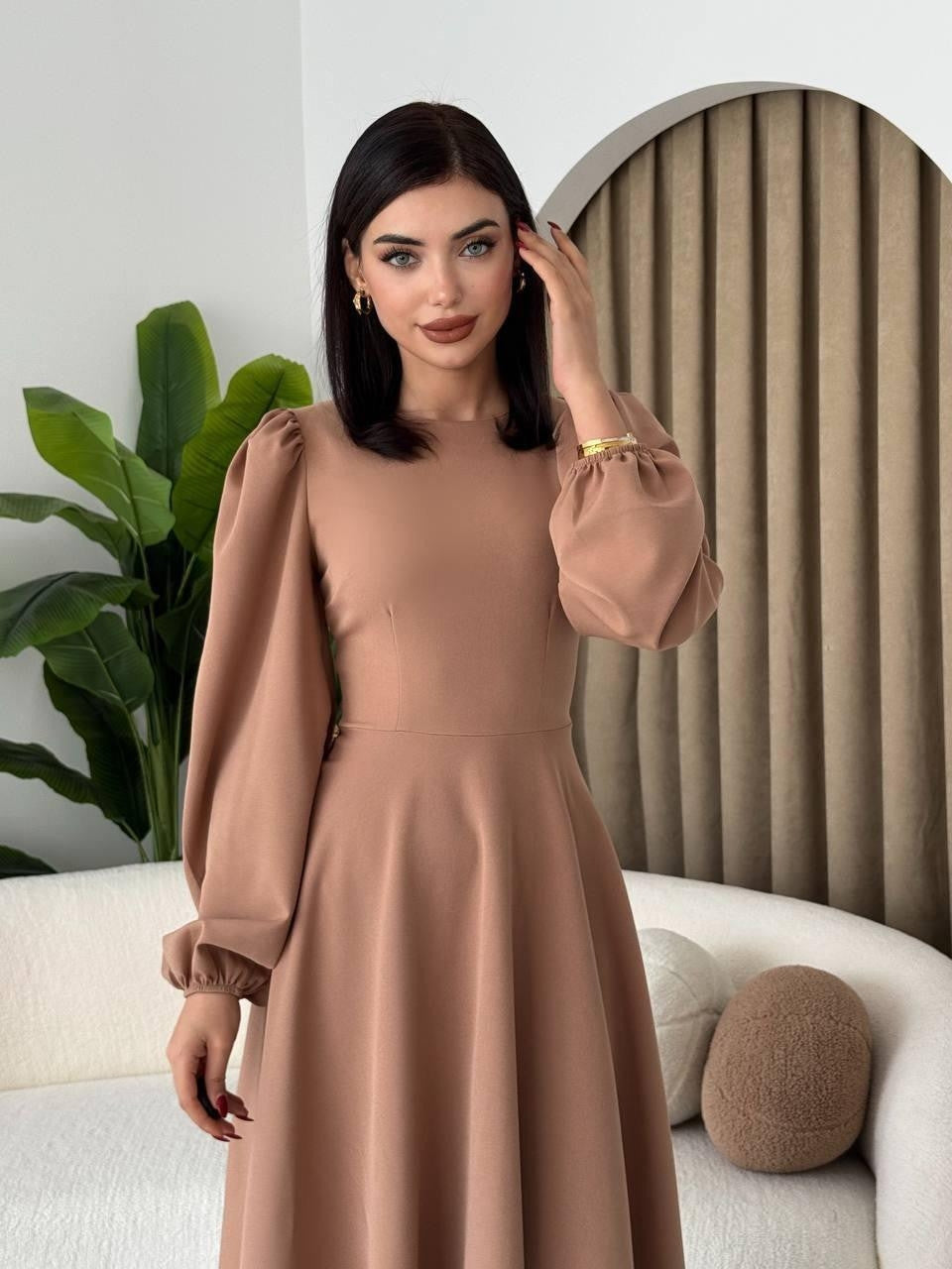 Sali Kleid mit Ballonärmeln 