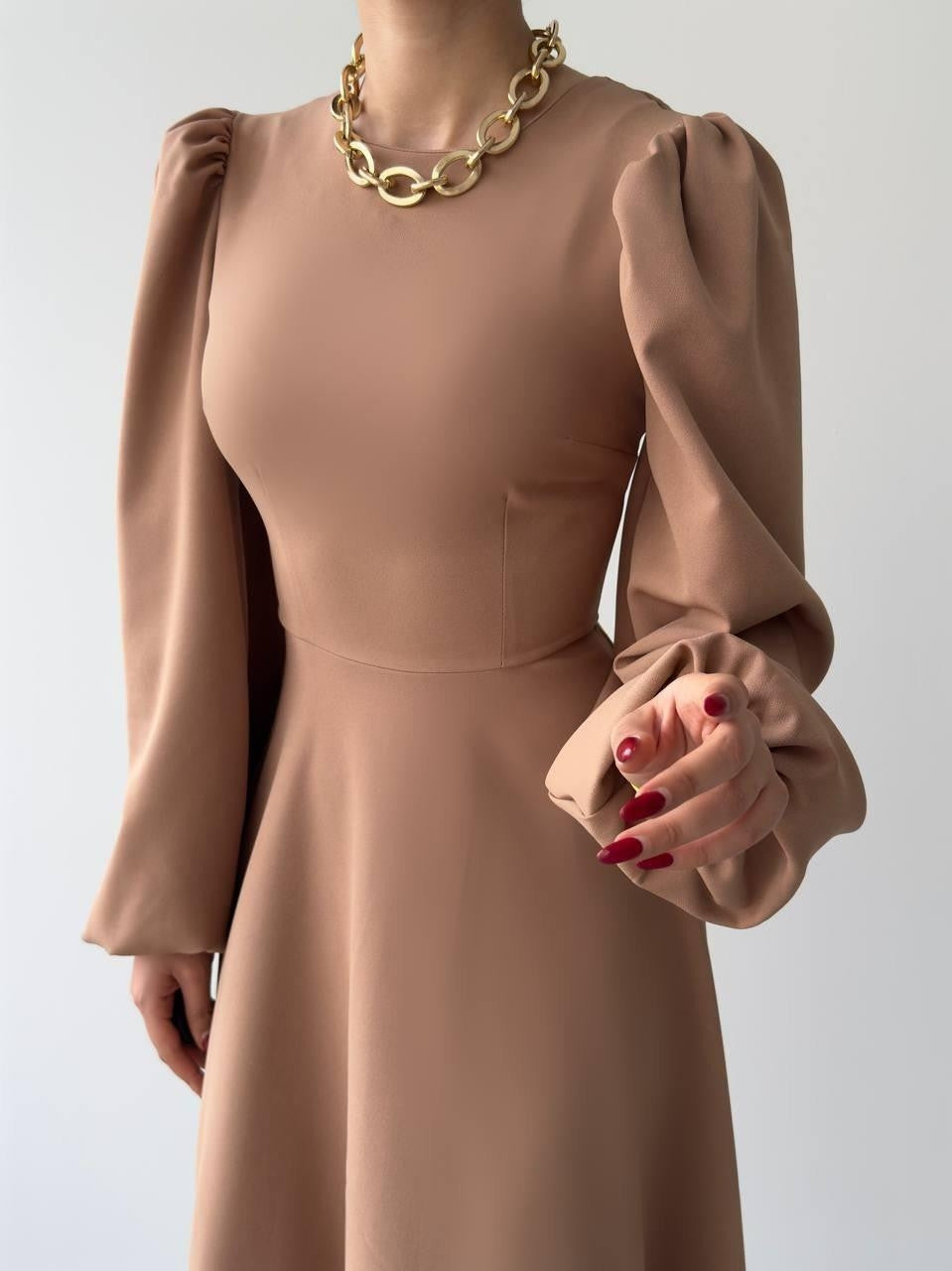 Sali Kleid mit Ballonärmeln 