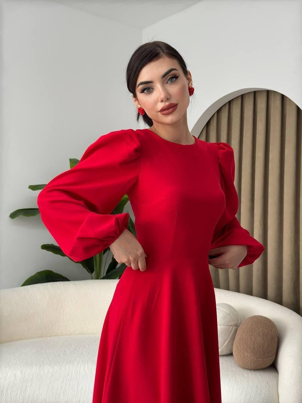 Sali Kleid mit Ballonärmeln 
