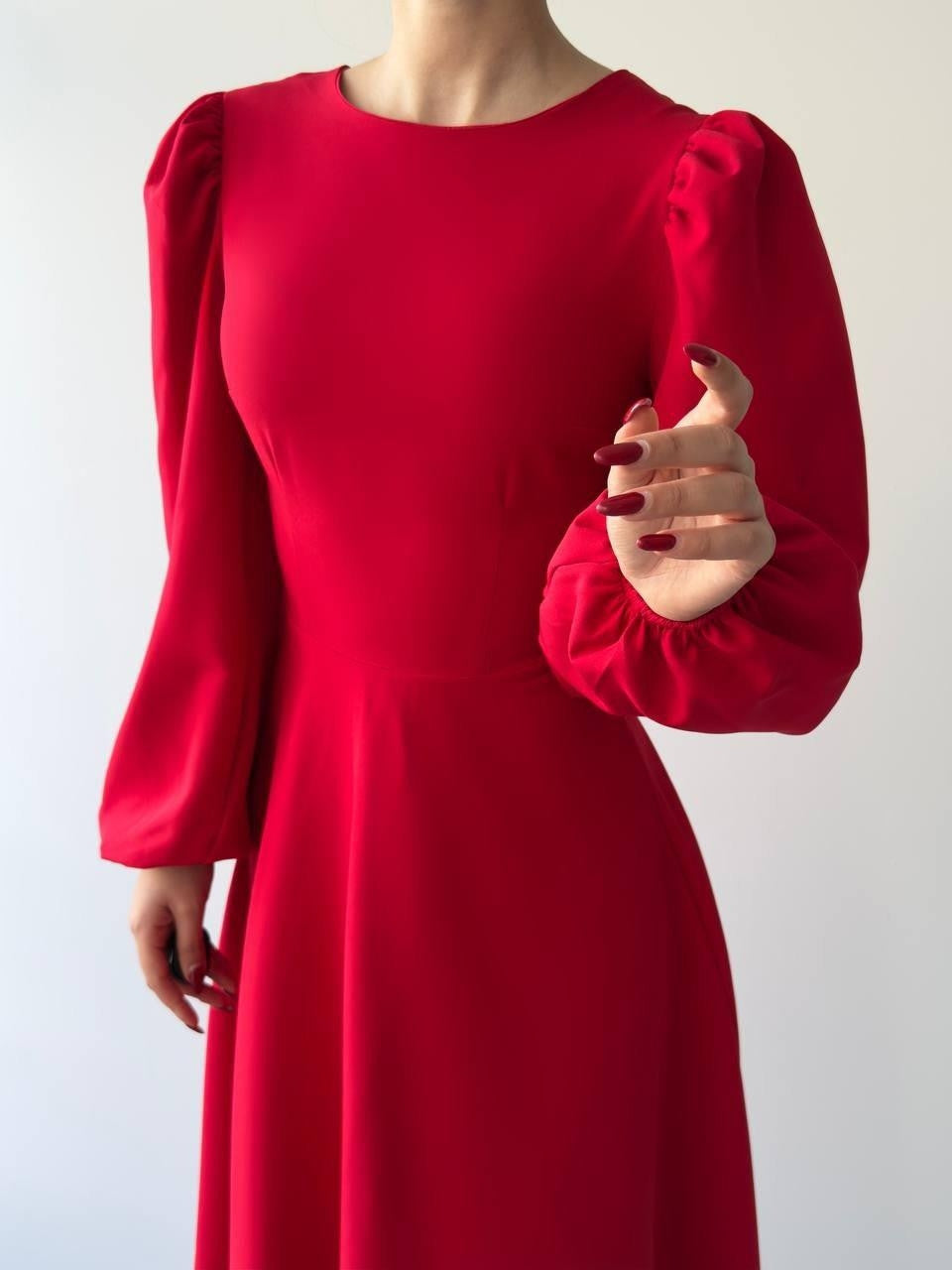 Sali Kleid mit Ballonärmeln 