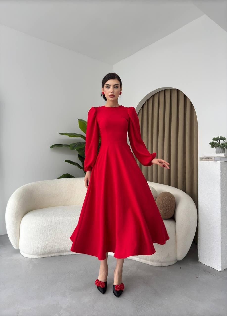 Sali Kleid mit Ballonärmeln 