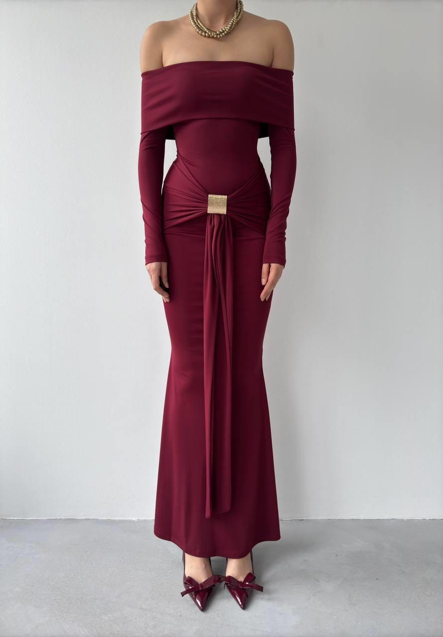 Trägerloses Seta-Kleid 