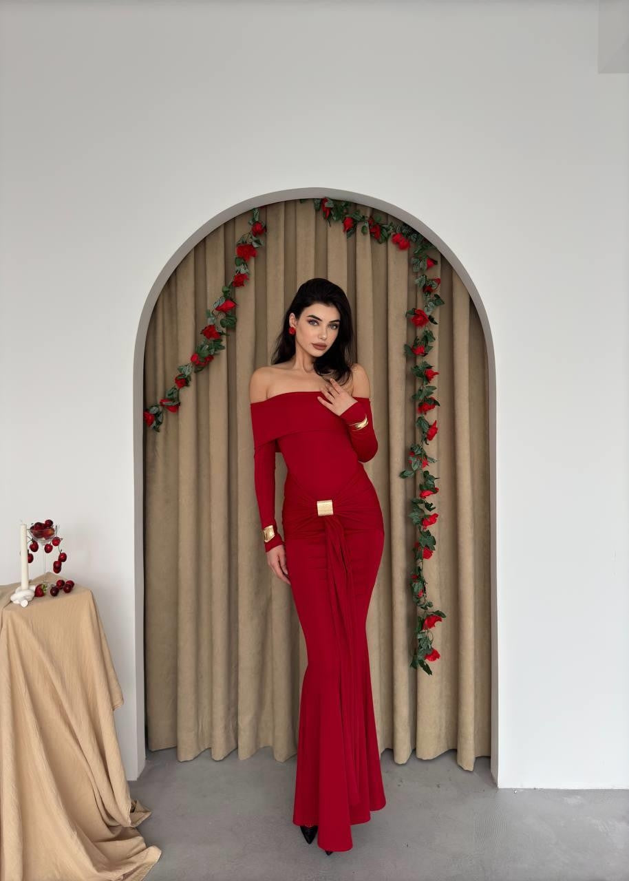 Trägerloses Seta-Kleid 