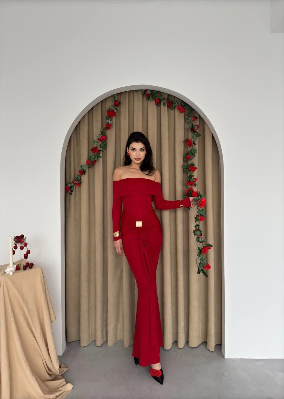 Trägerloses Seta-Kleid 