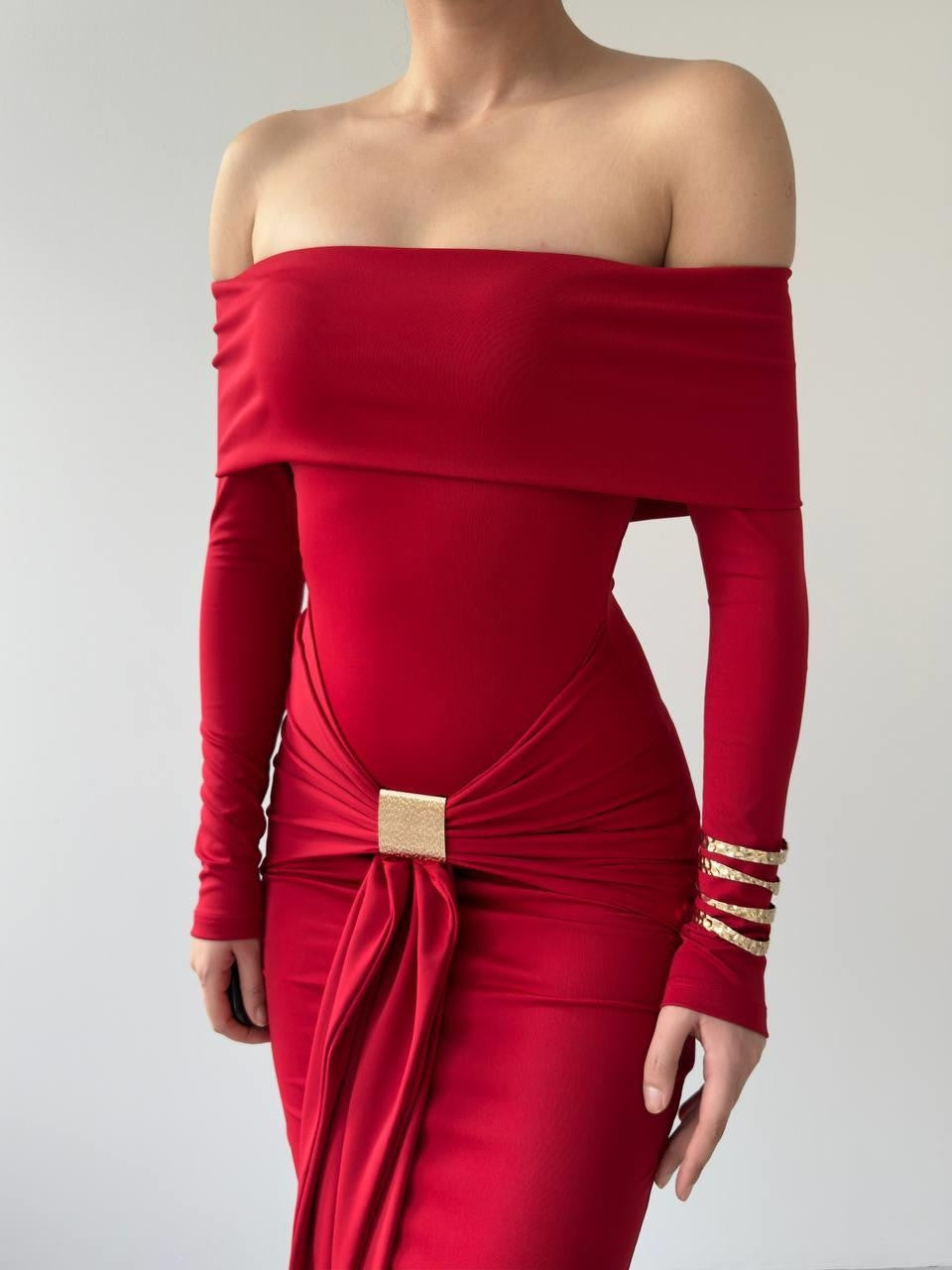 Trägerloses Seta-Kleid 