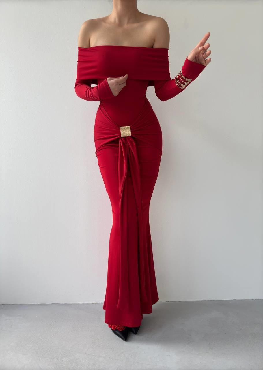Trägerloses Seta-Kleid 