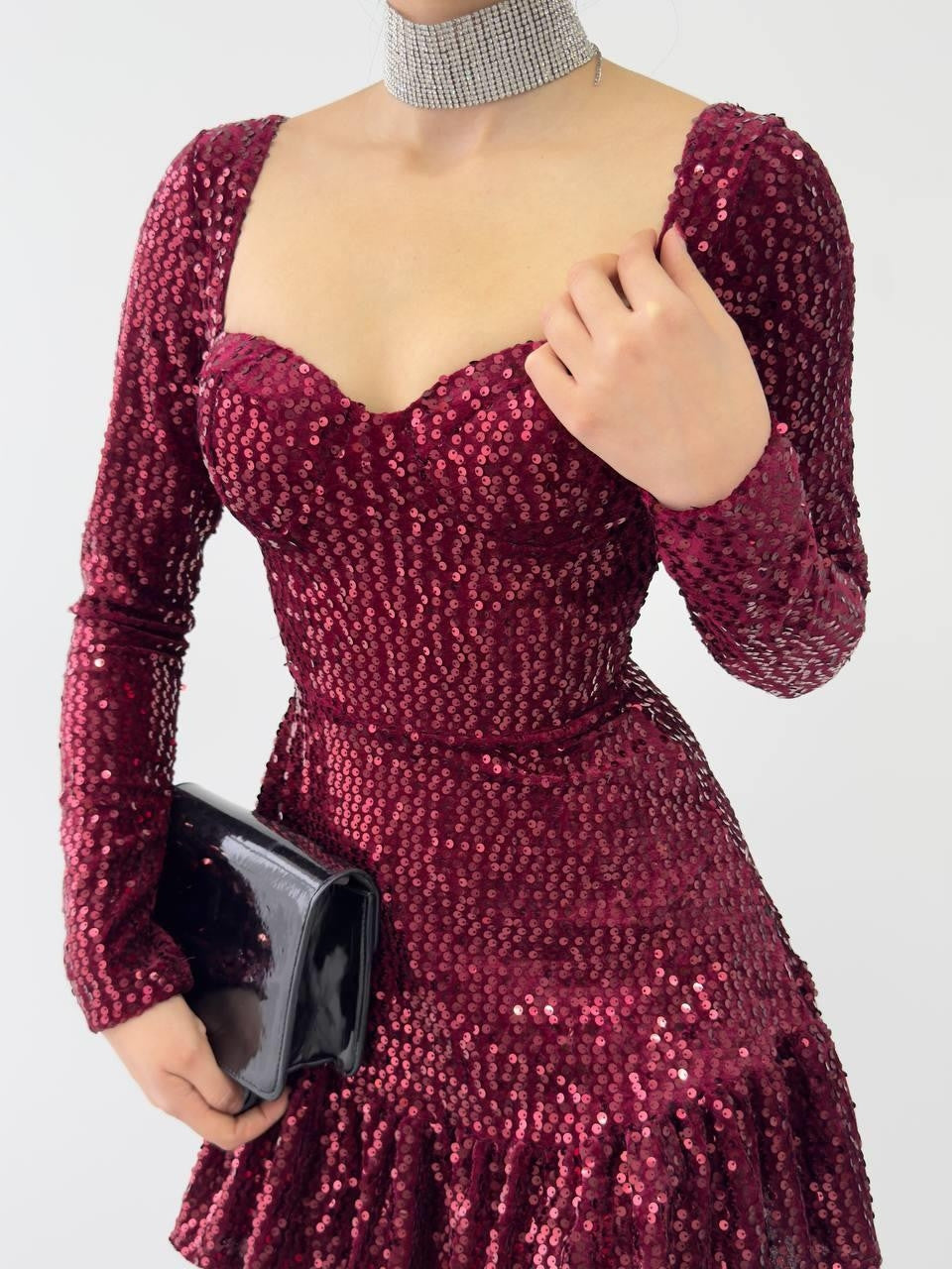 Sezi Paillettenkleid 