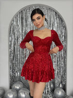 Sezi Paillettenkleid 