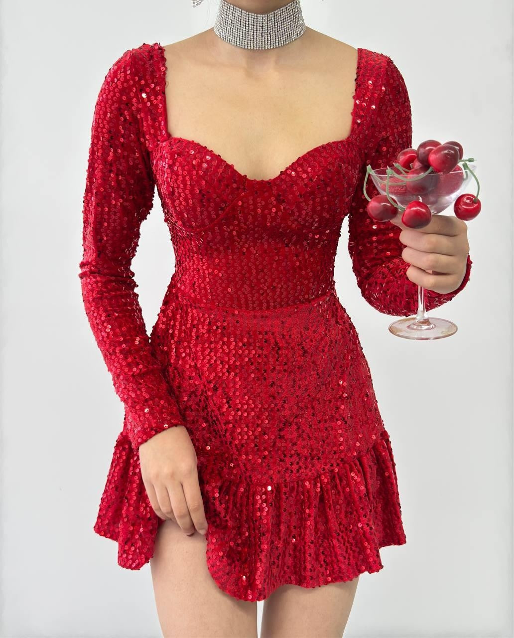 Sezi Paillettenkleid 