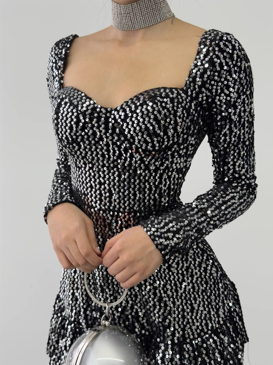 Sezi Paillettenkleid 