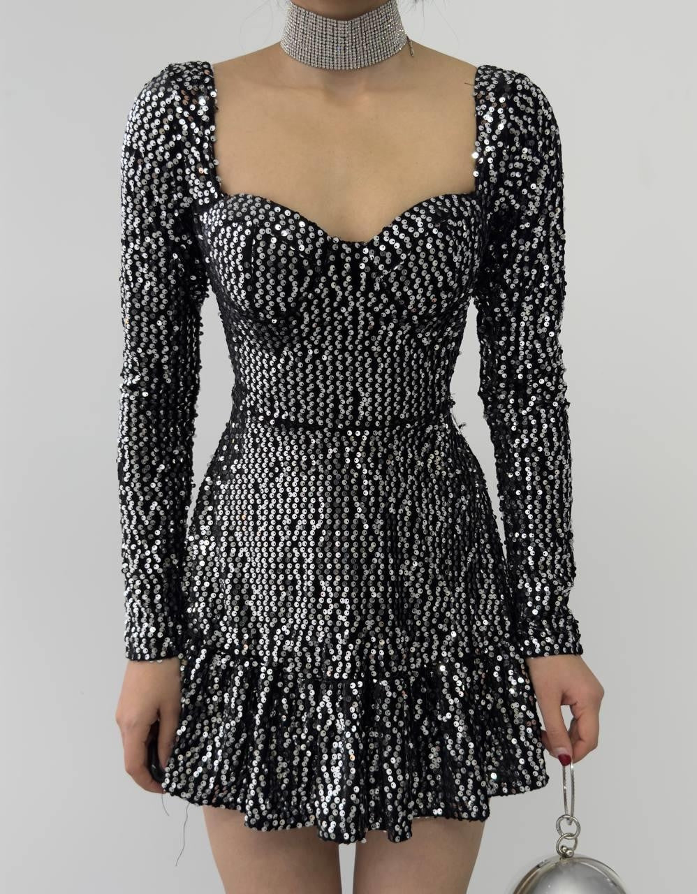Sezi Paillettenkleid 