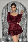 Sezi Paillettenkleid 