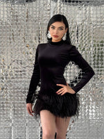 Sian Tüylü Elbise