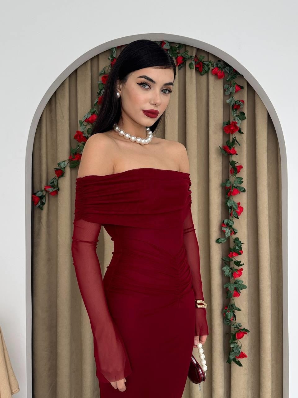 Trägerloses Kleid „Tell“ 