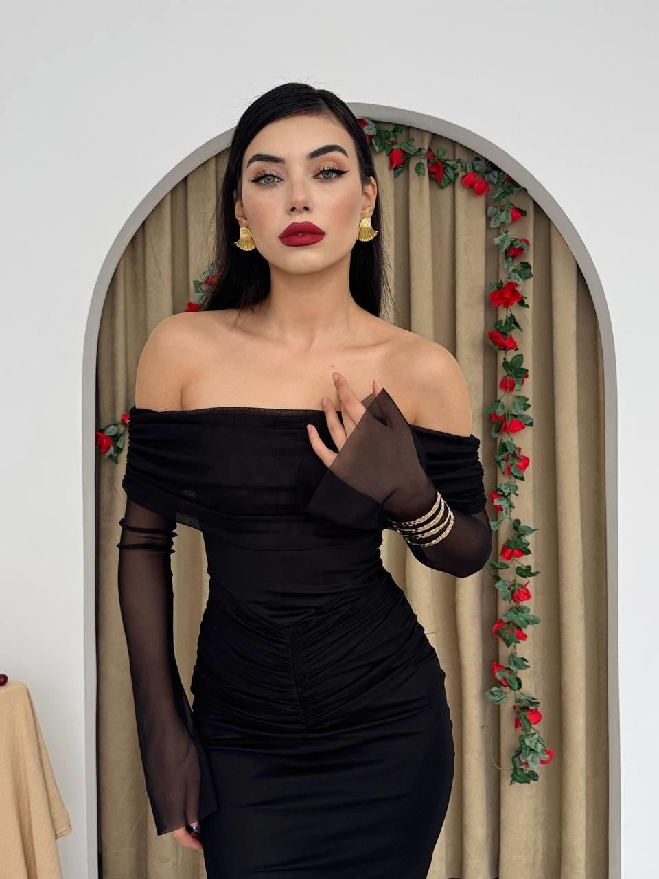 Trägerloses Kleid „Tell“ 