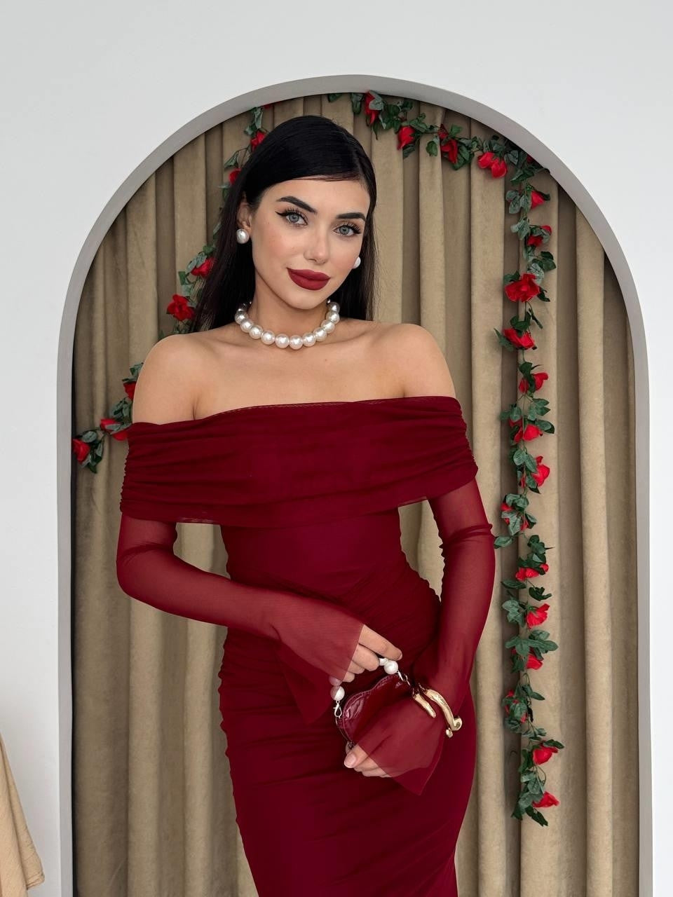 Trägerloses Kleid „Tell“ 