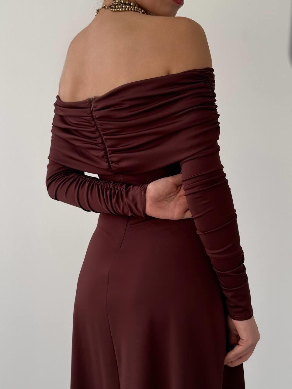 Uras Straplez Elbise