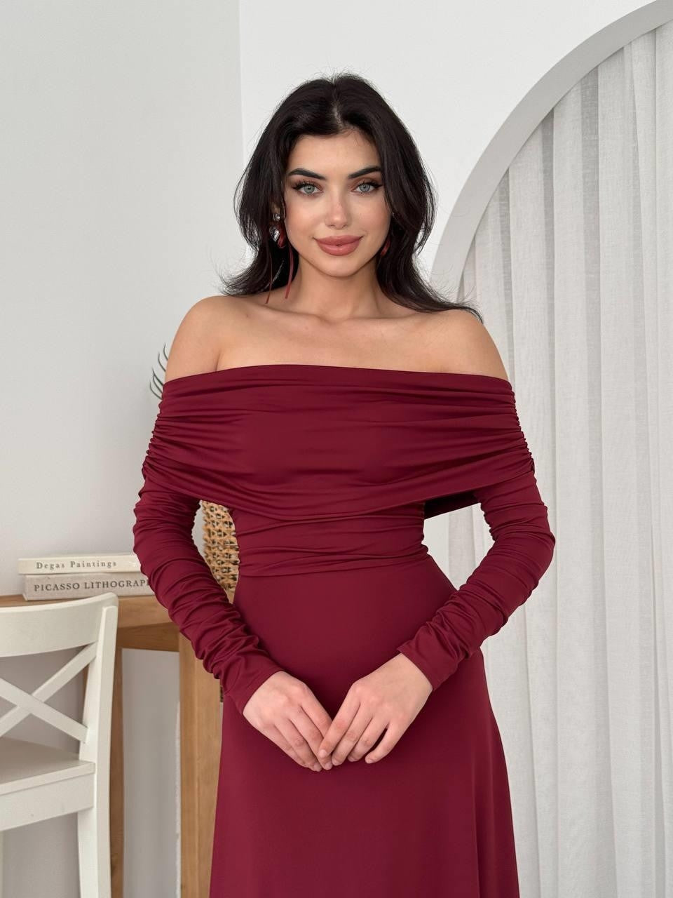 Uras Straplez Elbise