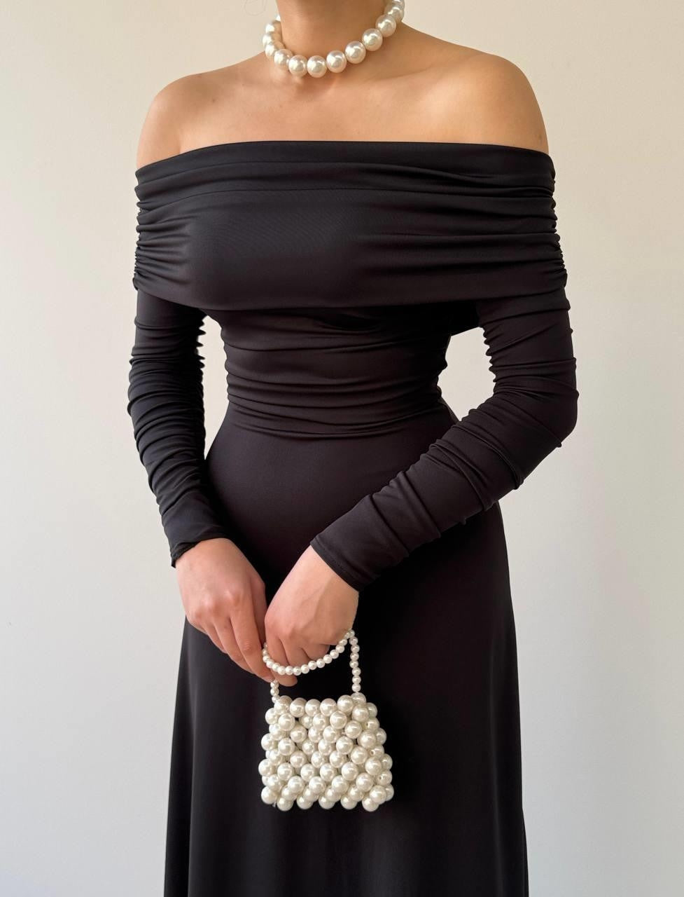 Uras Straplez Elbise