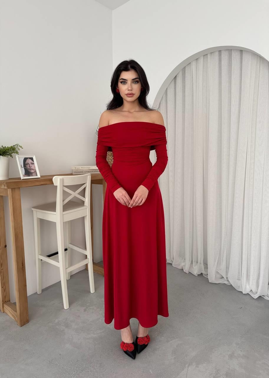 Uras Straplez Elbise