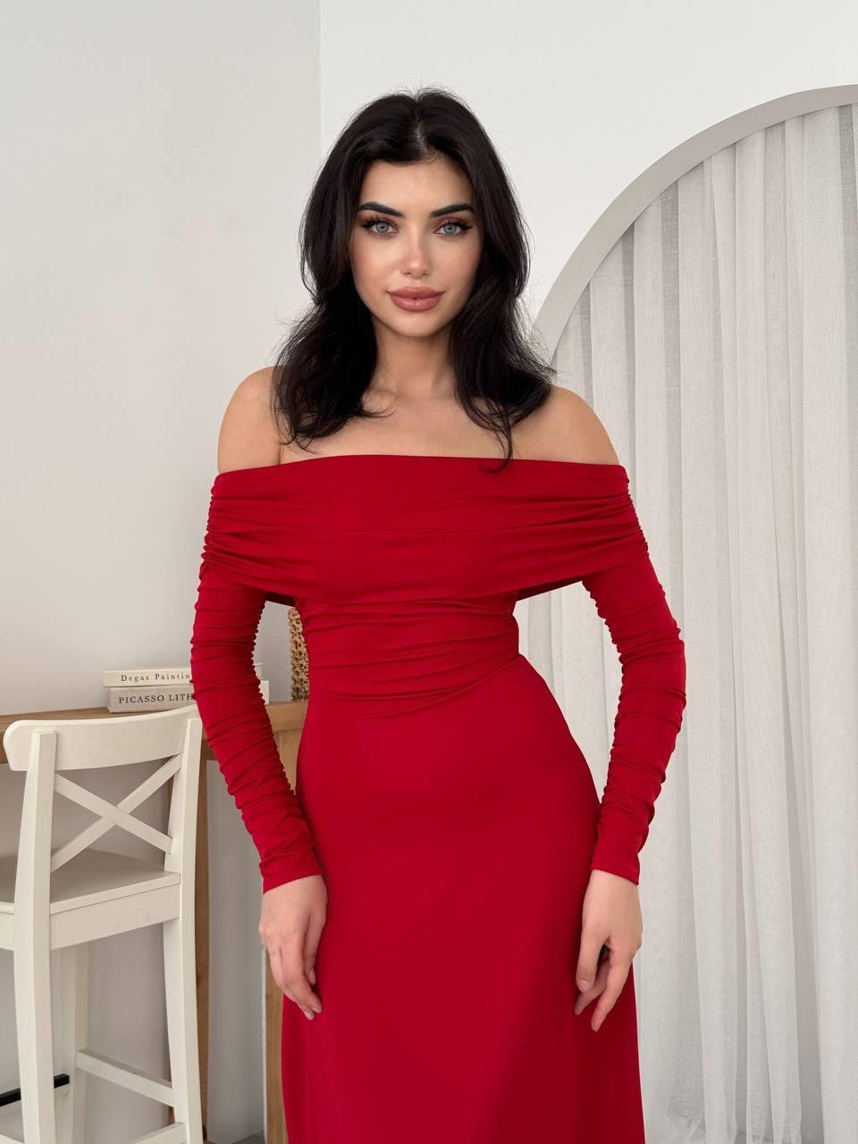 Uras Straplez Elbise