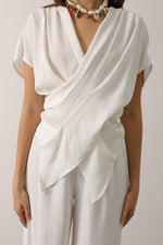 Asimetrik Kesim Takım - Beyaz