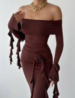 Valijevo – Kleid mit Rosendetail 