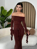 Valijevo – Kleid mit Rosendetail 