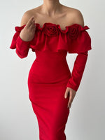 Vende Rose Collar Kleid 
