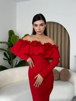Vende Rose Collar Kleid 