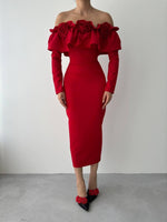 Vende Rose Collar Kleid 