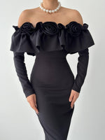 Vende Rose Collar Kleid 