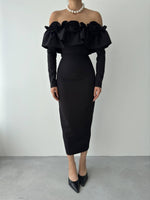 Vende Rose Collar Kleid 