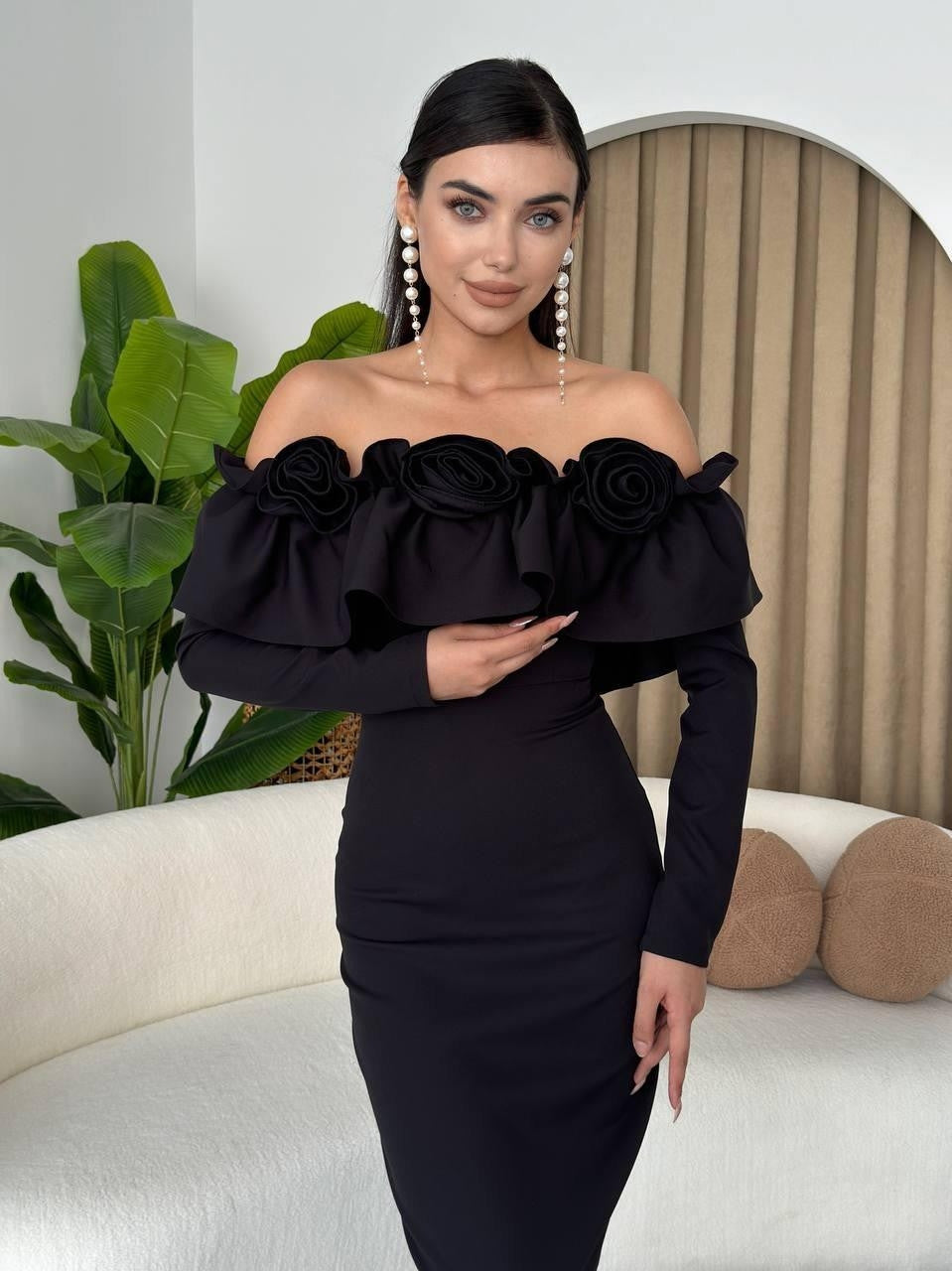 Vende Rose Collar Kleid 