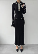 Kleid mit Wale-Taschendetail 