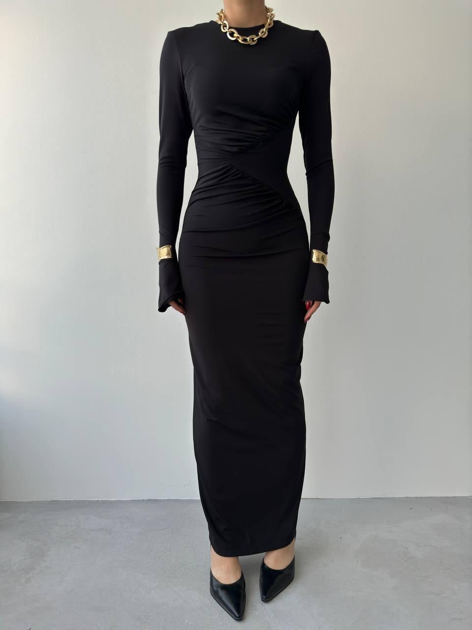 Zilina Çan Kollu Elbise